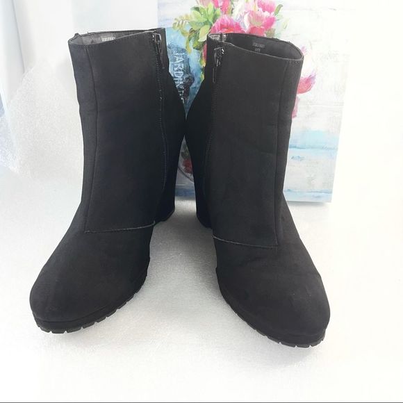 SUNG Alfred Sung Women’s Black Ankle Boots Size US10 - Picture 6 of 8